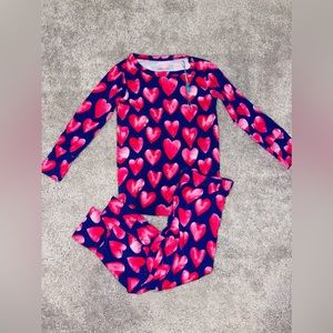 2 piece long sleeve hearts